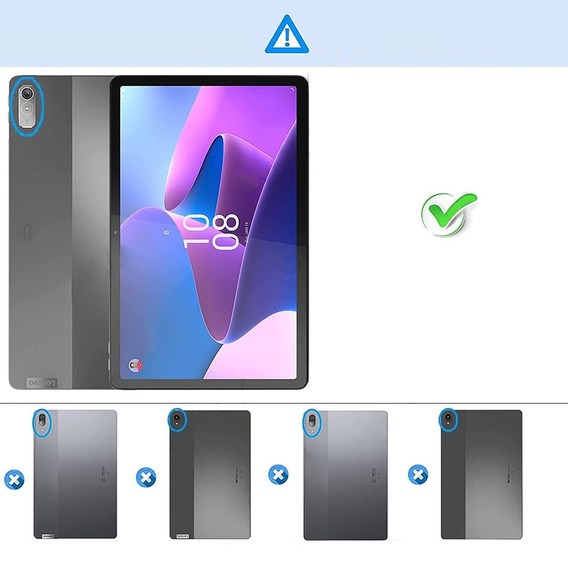 Husă pentru Lenovo Tab P11 Pro Gen 2 TB132FU TB132XU 11.2", silicon, transparentă