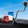 Suport auto pentru parbriz Braț lung 30 cm pentru telefoane de 4,7–7 inci