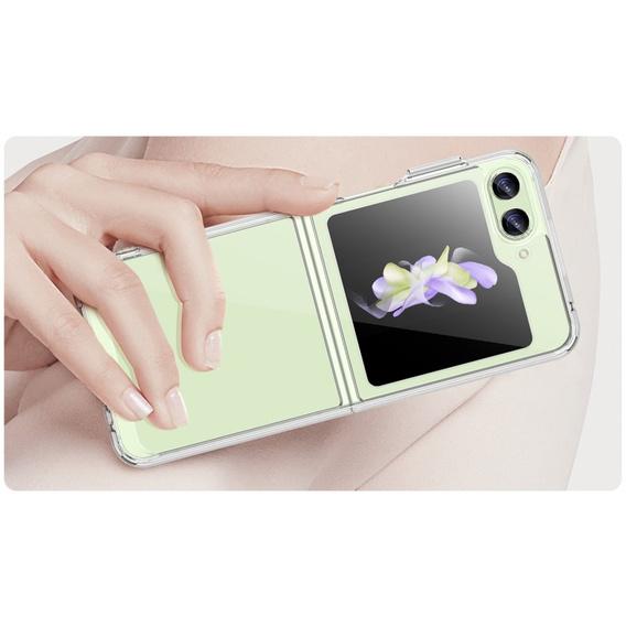 Huse pentru Samsung Galaxy Z Flip 5 5G, Fusion Hybrid, transparentă