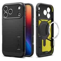Carcasă Spigen pentru iPhone 17 Pro Max, Tough Armor T Mag MagSafe, negru