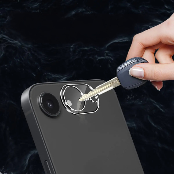 Sticlă temperată pentru camera foto pentru iPhone 16E, transparentă