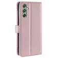 Cu clapetă pentru Samsung Galaxy M34, Wallet Zipper Pocket, roz