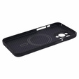 Husă pentru iPhone 15 Pro Max, Aramid Fiber Cover, negru
