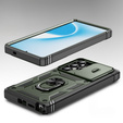 Husă pentru Samsung Galaxy S25 Ultra, KickStand Camera Lens, verde închis