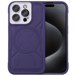 Husă pentru iPhone 15 Pro Max, ERBORD Armor Mag, violet