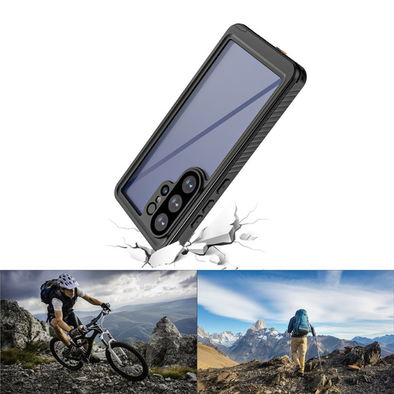 Husă Samsung Galaxy S26 Ultra, rezistentă la apă IP68 Redpepper, negru