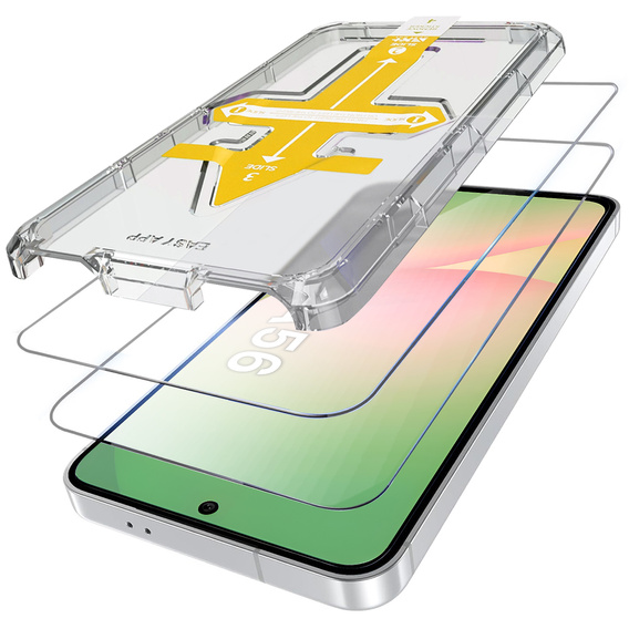 2x Sticlă temperată pentru Samsung Galaxy S25 Edge, ERBORD Easy App Full Screen Protector