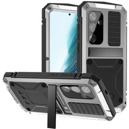 Husă blindată pentru Samsung Galaxy S24+ Plus, R-JUST, de argint