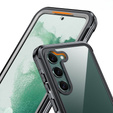 Carcasă pentru Samsung Galaxy S22, Shockproof, cu folie, negru