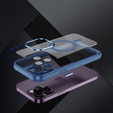 Husă pentru iPhone 15 Pro, ERBORD Impact Guard, MagSafe, albastru