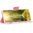 Cu clapetă pentru Samsung Galaxy A55 5G, Wallet, Butterfly & Flowers, alb