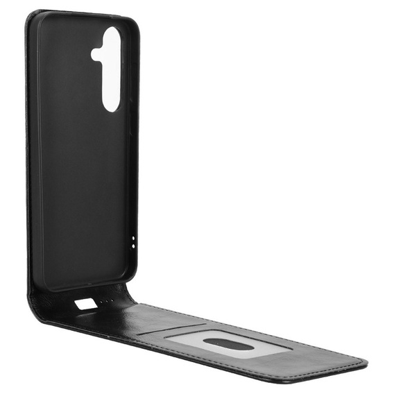Cu clapetă pentru Samsung Galaxy S25, Flip, negru