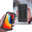 Husă blindată pentru iPhone 14, R-JUST CamShield Slide, negru