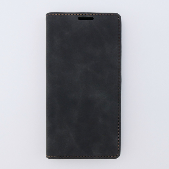 Husă pentru Samsung Galaxy S23, ERBORD Vintage, portofel cu clapetă, negru