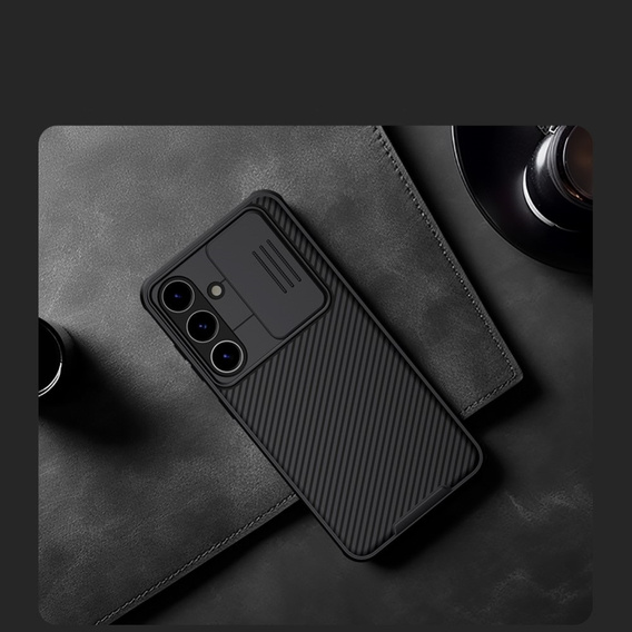 Carcasă blindată Nillkin pentru Samsung Galaxy S24, CamShield Pro, negru