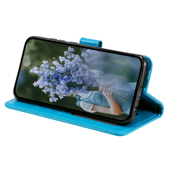 Cu clapetă pentru Realme 12 Pro 5G / 12 Pro+ 5G, Mandala, albastru