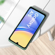 Carcasa pentru Samsung Galaxy A15, Silicone Lite, verde închis + sticlă 9H