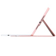 Husă pentru tastatură pentru iPad 11" 2025 A16 (11 gen.) / iPad 10.9" 2022 (10 gen.), Rotary 360° Leather, roz rose gold