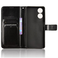 Cu clapetă pentru TCL 40 NxtPaper, Crazy Horse Wallet, negru