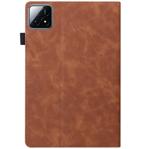 Husă pentru Xiaomi Pad 7, Classic, cu spațiu pentru stylus, maro