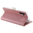 Carcasă cu clapetă pentru Samsung Galaxy A54 5G, Wallet Pocket Zipper Lace, roz