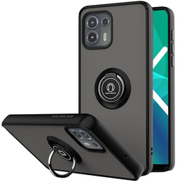 Husa pentru Motorola Edge 20 Lite, Frosted Ring, albastru