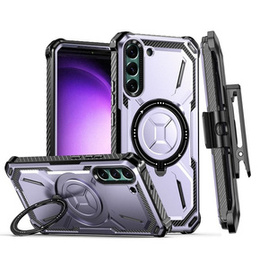 Huse pentru Samsung Galaxy S23 Plus, Heavy Duty Ring Belt Clip, violet