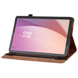 Huse pentru Lenovo Tab M9, Wallet Pen Slot, maro