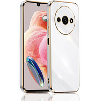 Husă pentru Xiaomi Redmi A3, Glamour CamShield, alb