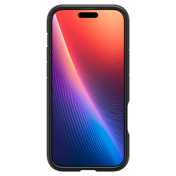 Carcasa Spigen pentru iPhone 16 Pro Max, Tough Armor Mag MagSafe, negru + 9H Tempered Glass