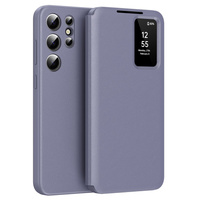 Husă cu clapetă pentru Samsung Galaxy S25 Ultra, Smart View Wallet, violet