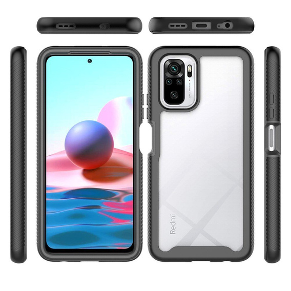 Carcasă pentru Xiaomi Redmi Note 10 / 10S, Shockproof, cu folie, albastru