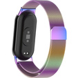 Brățară milaneză cu brățară cu carcasă pentru Xiaomi Smart Band 10 / 9 / 8, multicolor