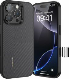 Husă Benks Montage Magnetic Armor Pro Kevlar (600D/1500D) pentru iPhone 16 Pro