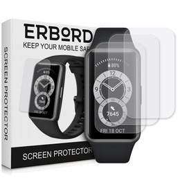 3x ERBORD Hydrogel Foil pentru Huawei Band 6
