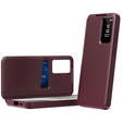 Husă cu clapetă pentru Samsung Galaxy A56 5G, Smart View Wallet, maroon