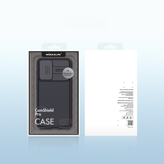 Carcasă blindată Nillkin pentru Samsung Galaxy S21 FE, CamShield Pro, negru