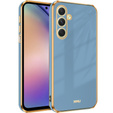 Husă pentru Samsung Galaxy A54 5G, Glamour CamShield, albastru