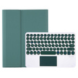 Carcasă + tastatură Samsung Galaxy Tab S6 Lite 2020 P610/P615 / S6 Lite 2022 10.4, Touchpad Pen Slot, verde închis