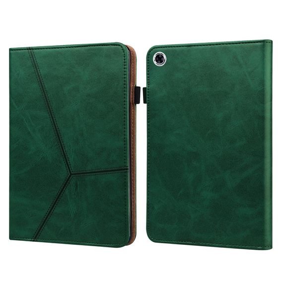 Husă pentru Samsung Galaxy Tab A9+, Classic, cu spațiu pentru stylus, verde