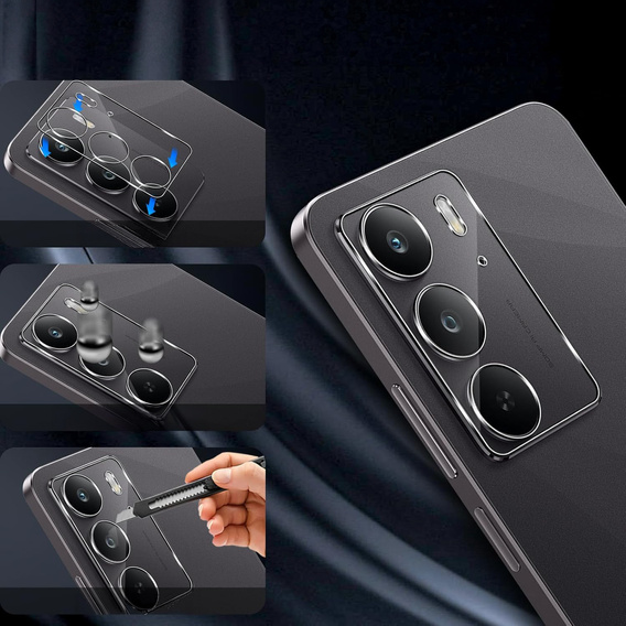 Sticlă temperată pentru camera foto pentru Realme 14X / Realme C75, transparentă