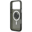 Husă MagSafe Karl Lagerfeld IML Glitter Karl & Choupette Sketch Logo pentru iPhone 17 Pro Max
