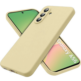 Husa pentru Samsung Galaxy A56 5G, Silicone Lite, bej