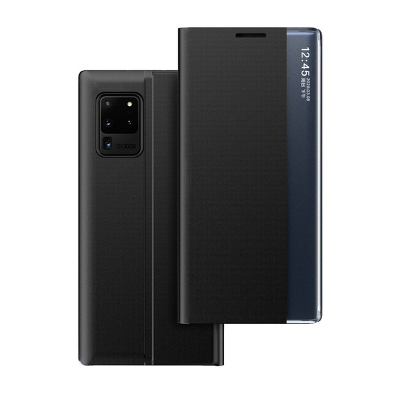 Husă cu clapetă pentru Samsung Galaxy A72 5G, Side View, negru