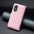 Cu clapetă pentru Oppo A17, Wallet, BINFEN COLOR, roz