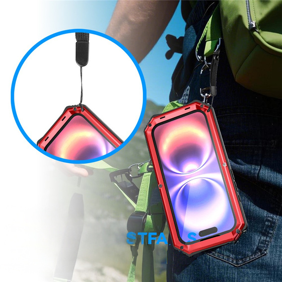 Carcasă blindată R-JUST cu suport pentru iPhone 17