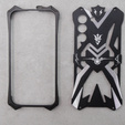 Husă blindată pentru Samsung Galaxy S22, Aluminum Alloy, negru