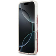 Husă GUESS din rășină cu fund strălucitor MagSafe pentru iPhone 17 Pro