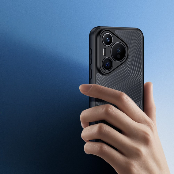 Husa DuxDucis pentru Huawei Pura 70, Aimo case, transparent / negru