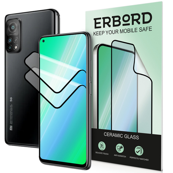 2x sticlă ceramică ERBORD Hybrid Glass pentru Oppo A54 5G/A74 5G/A93 5G